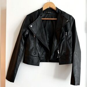 SHEIN Moto Faux Leather Jacket